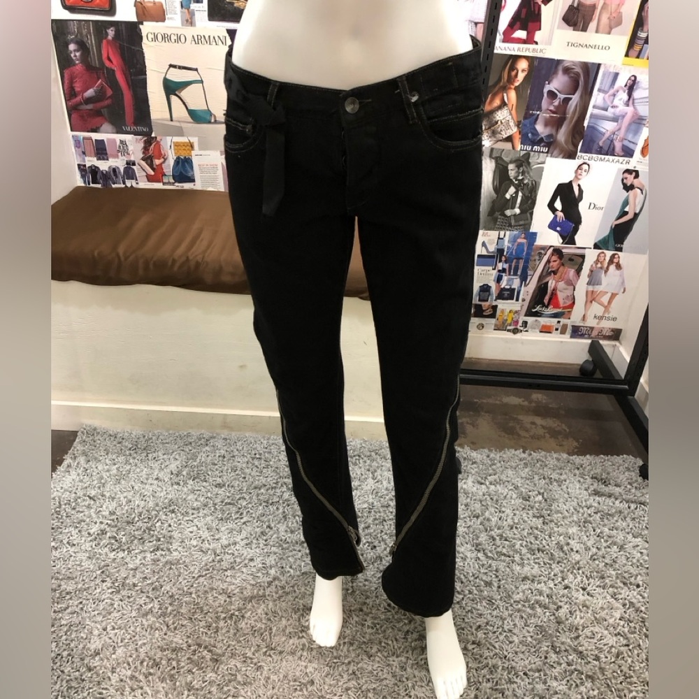 Rick Owen’s DRKSHDW size 28 low rise black jeans